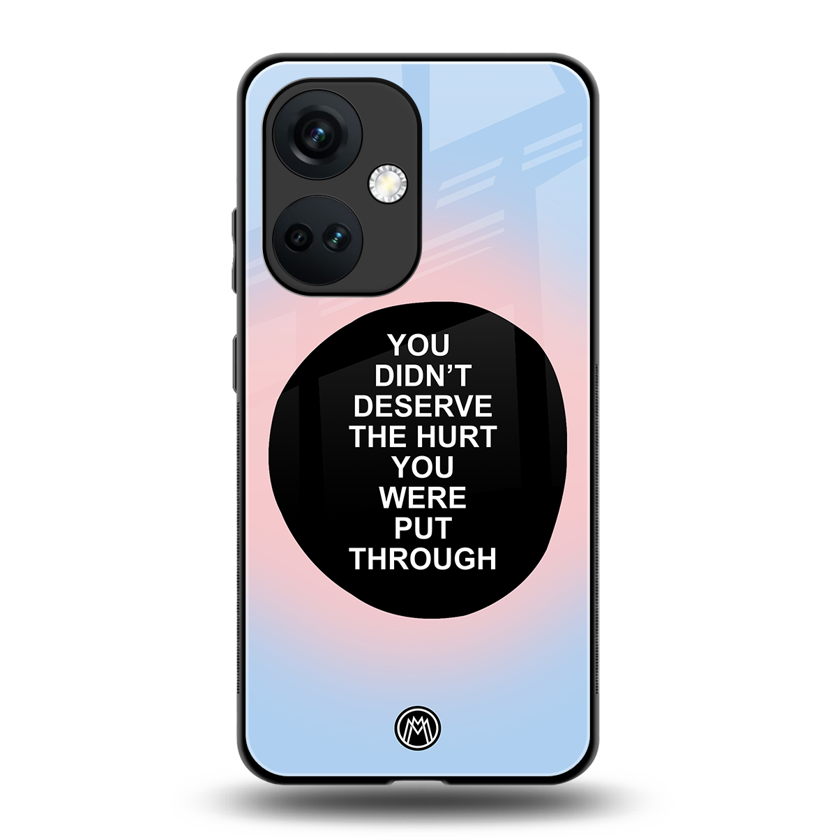 hurt back phone cover | glass case for oneplus nord ce 3