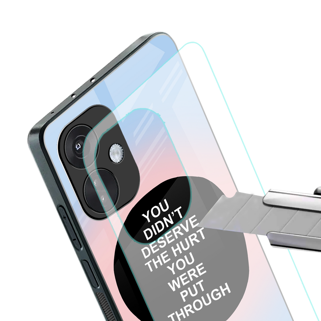 hurt back phone cover | glass case for oneplus nord ce 3