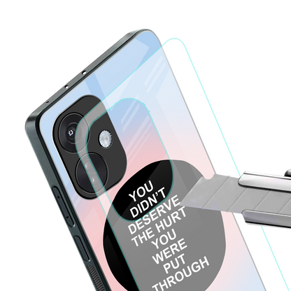 hurt back phone cover | glass case for oneplus nord ce 3