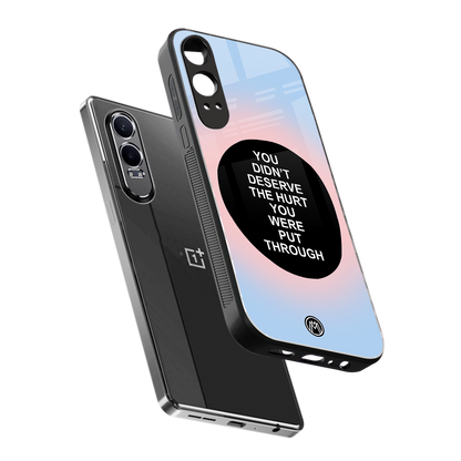 hurt back phone cover | glass case for oneplus nord ce 4 lite