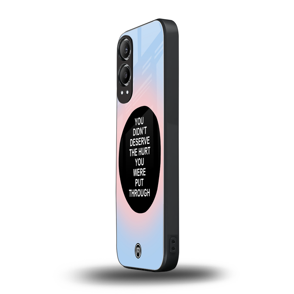 hurt back phone cover | glass case for oneplus nord ce 4 lite