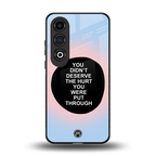 hurt back phone cover | glass case for oneplus nord ce 4