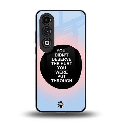 hurt back phone cover | glass case for oneplus nord ce 4