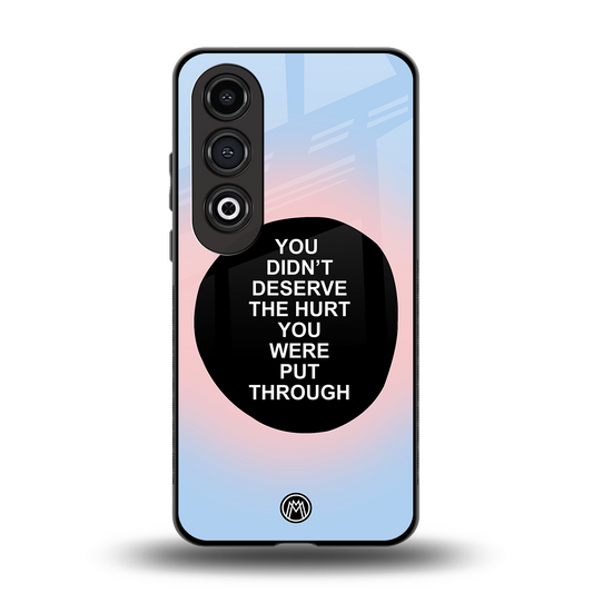 hurt back phone cover | glass case for oneplus nord ce 4