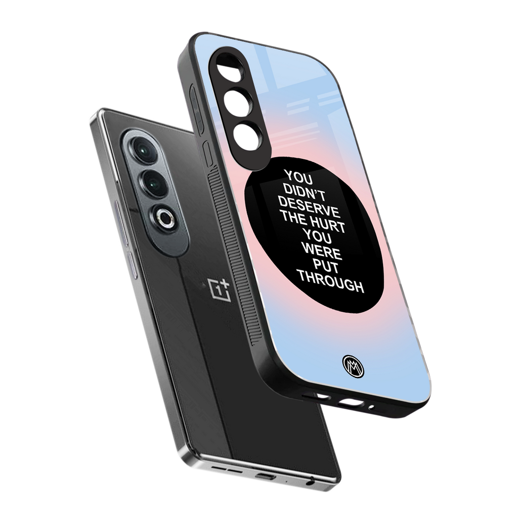 hurt back phone cover | glass case for oneplus nord ce 4