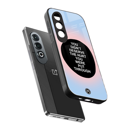 hurt back phone cover | glass case for oneplus nord ce 4