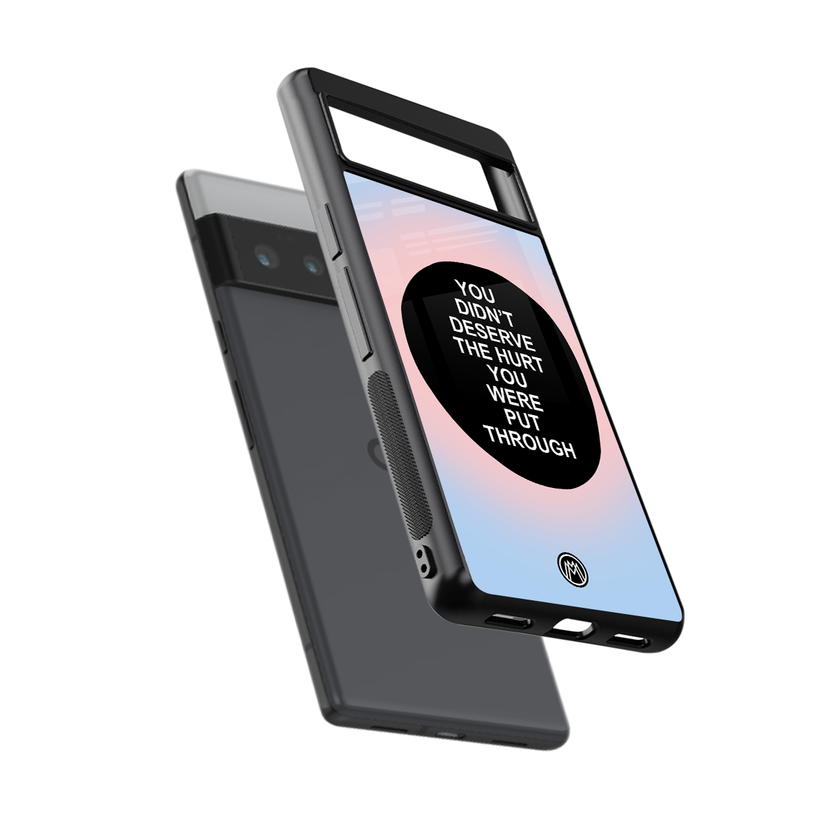 hurt back phone cover | glass case for google pixel 6 pro