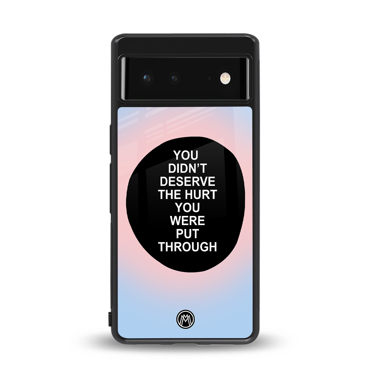 hurt back phone cover | glass case for google pixel 6