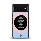 hurt back phone cover | glass case for Google Pixel 6A
