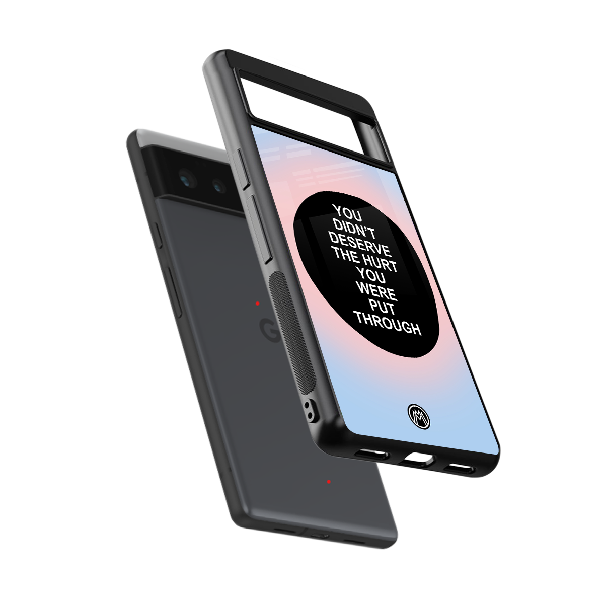 hurt back phone cover | glass case for google pixel 6