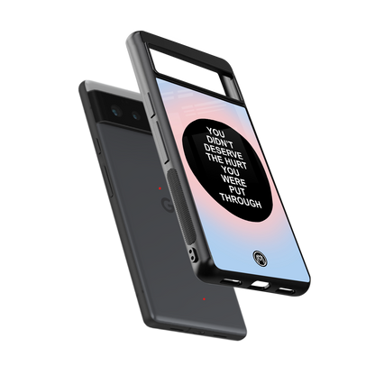 hurt back phone cover | glass case for Google Pixel 6A