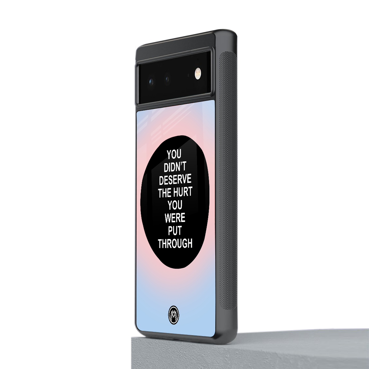 hurt back phone cover | glass case for google pixel 6