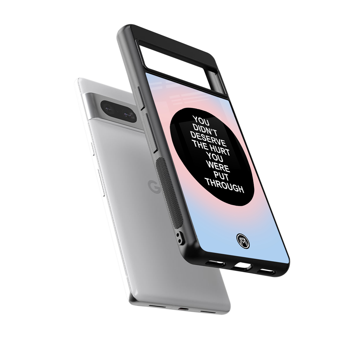 hurt back phone cover | glass case for Google Pixel 7
