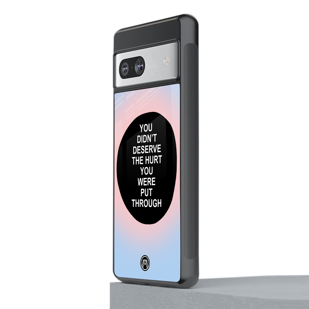 hurt back phone cover | glass case for Google Pixel 7A