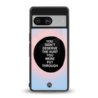 hurt back phone cover | glass case for Google Pixel 8