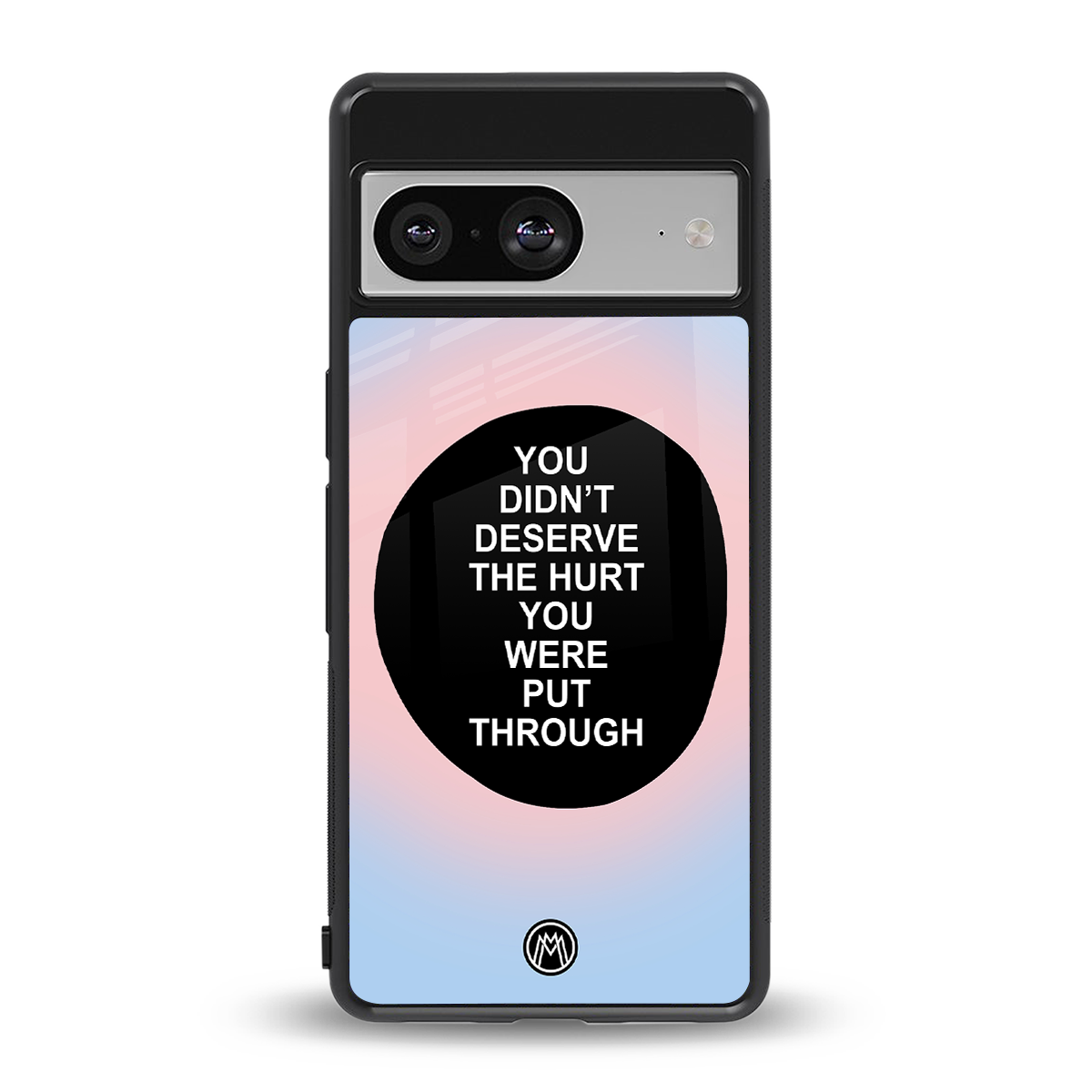 hurt back phone cover | glass case for Google Pixel 8