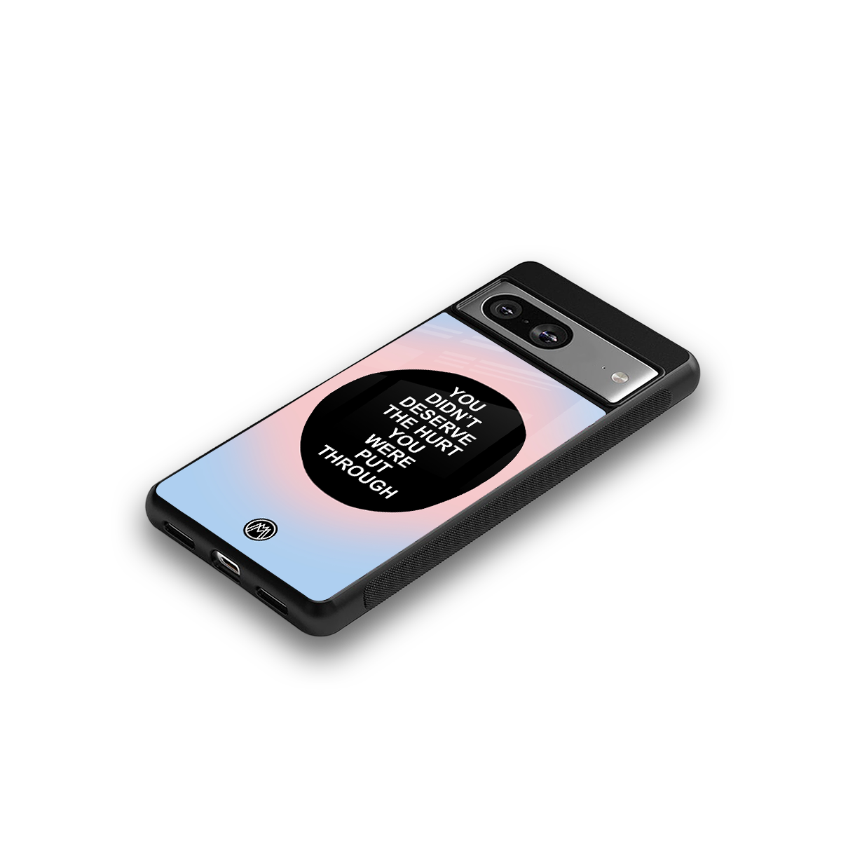 hurt back phone cover | glass case for Google Pixel 8