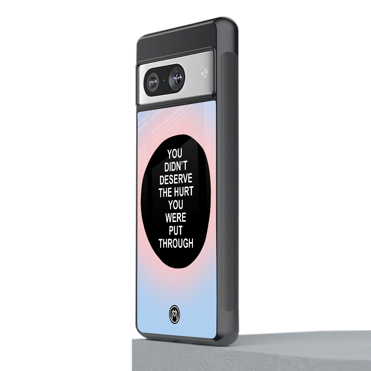 hurt back phone cover | glass case for Google Pixel 8