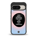 hurt back phone cover | glass case for google pixel 9