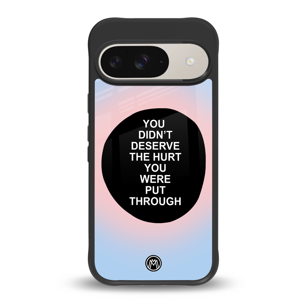 hurt back phone cover | glass case for google pixel 9