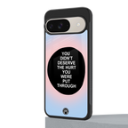 hurt back phone cover | glass case for google pixel 9