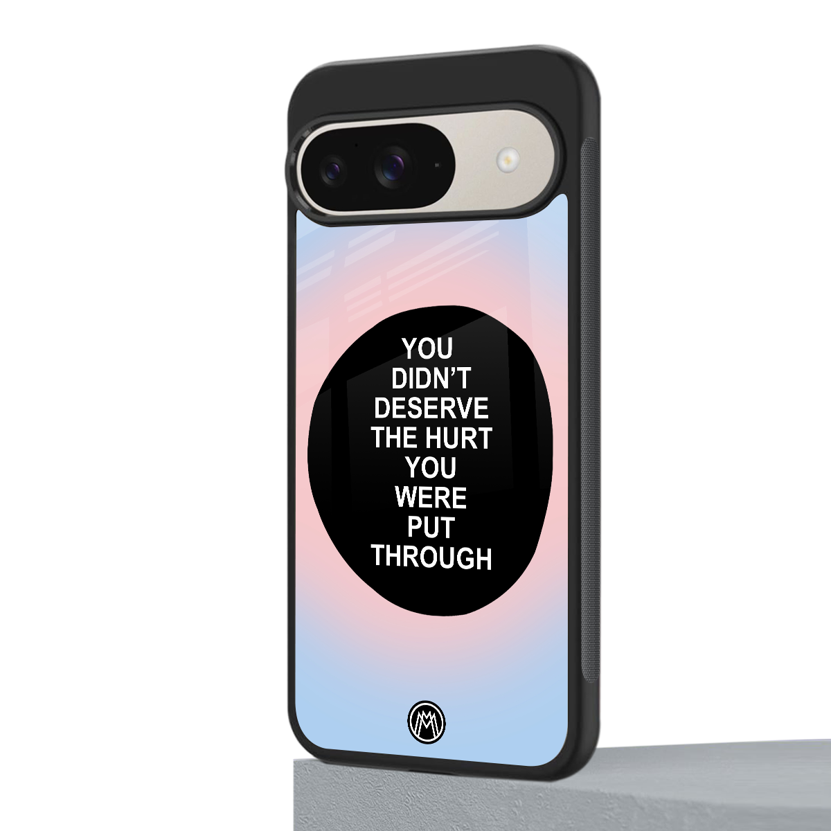hurt back phone cover | glass case for google pixel 9