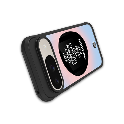 hurt back phone cover | glass case for google pixel 9