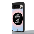 hurt back phone cover | glass case for google pixel 9 pro
