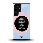 hurt back phone cover | glass case for samsung galaxy s25 ultra