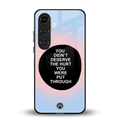hurt back phone cover | glass case for samsung galaxy s23 plus