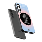 hurt back phone cover | glass case for samsung galaxy s23 plus