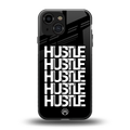 hustle back phone cover | glass case for iphone 13 mini
