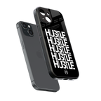 hustle back phone cover | glass case for iphone 13 mini