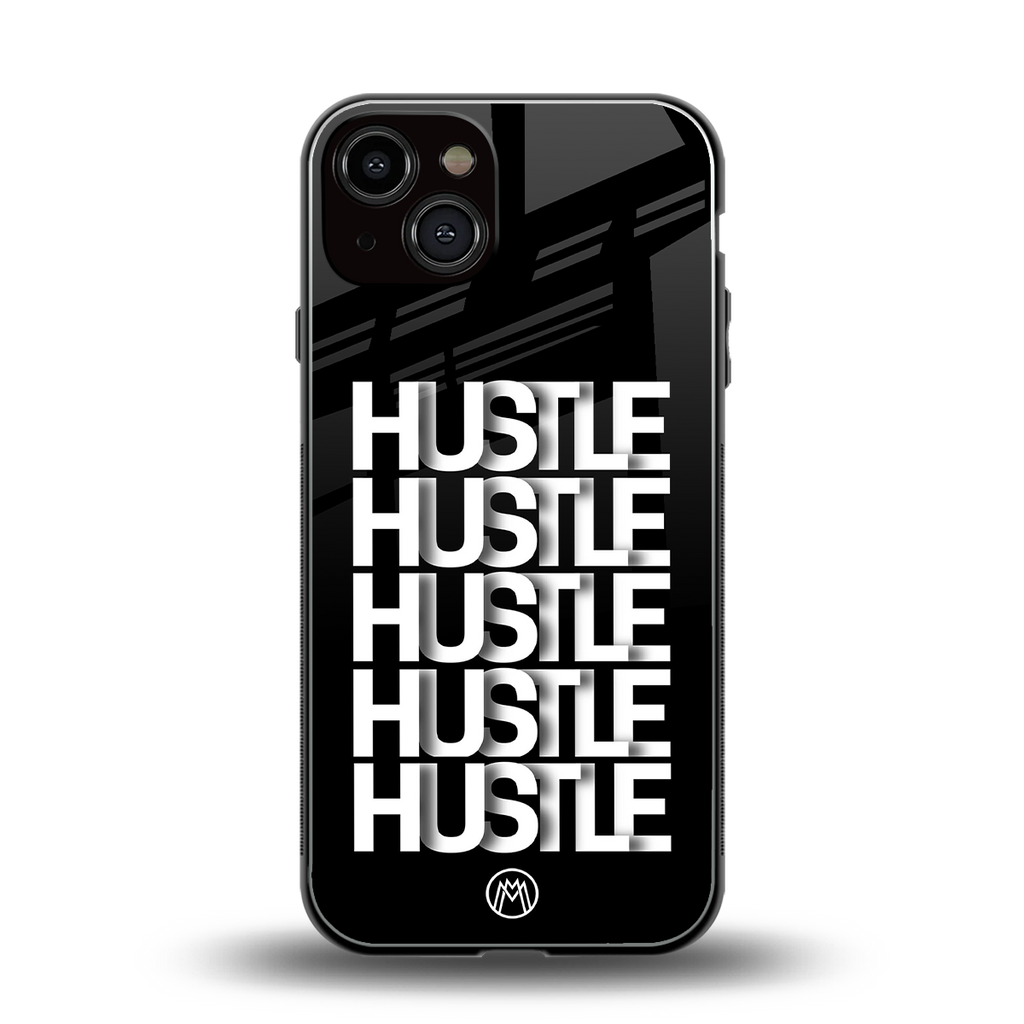 hustle back phone cover | glass case for iphone 13