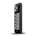 hustle back phone cover | glass case for iphone 15 pro