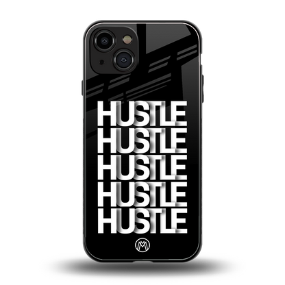 hustle back phone cover | glass case for iphone 15
