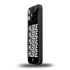 hustle back phone cover | glass case for iphone 16 plus