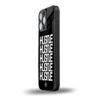 hustle back phone cover | glass case for iphone 16 pro max