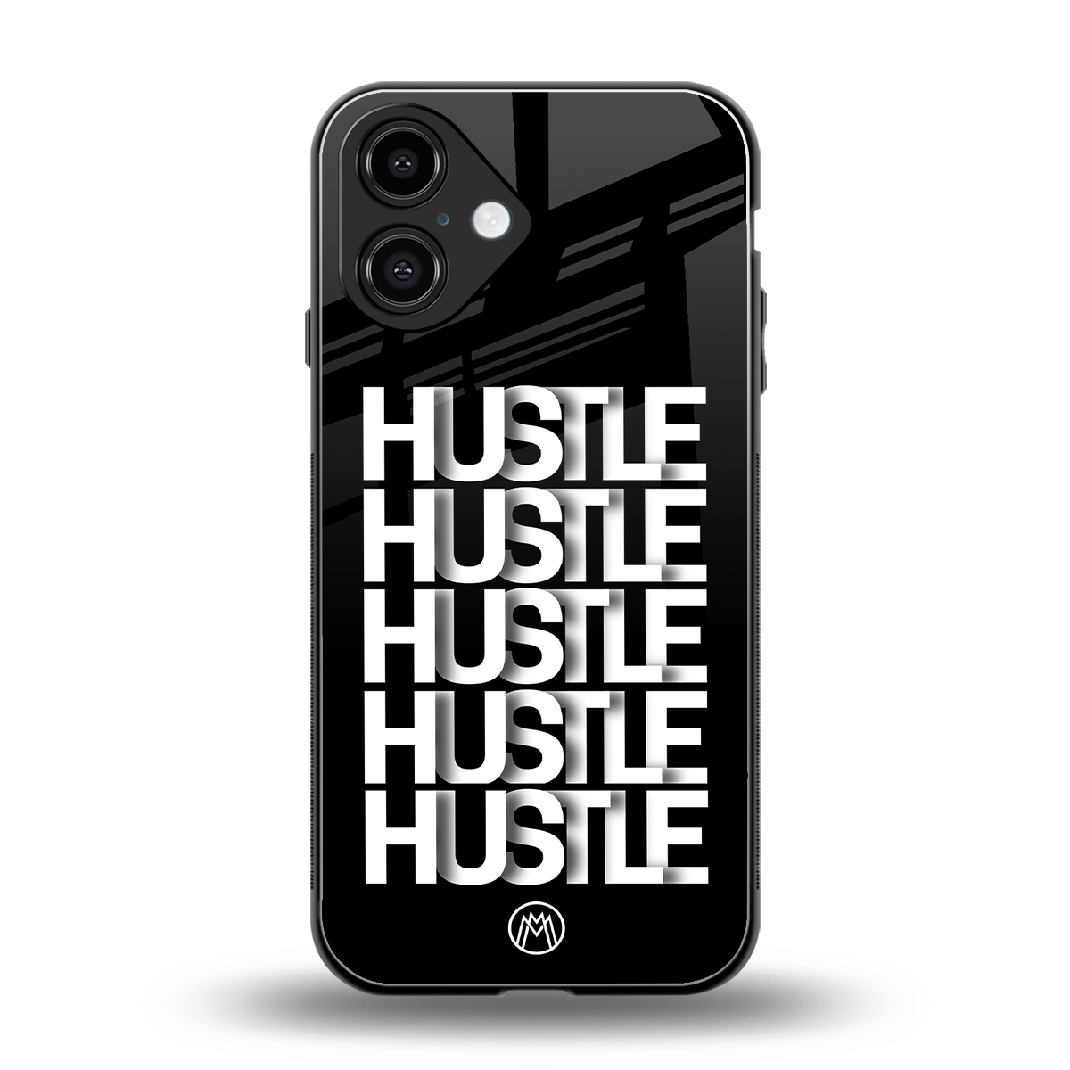 hustle back phone cover | glass case for iphone 16