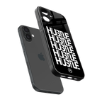 hustle back phone cover | glass case for iphone 16