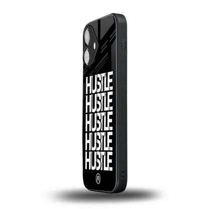 hustle back phone cover | glass case for iphone 16