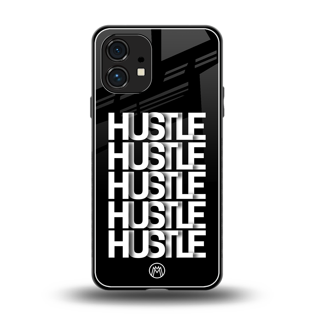 hustle back phone cover | glass case for nothing phone 1