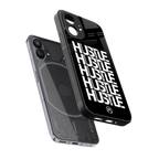 hustle back phone cover | glass case for nothing phone 1
