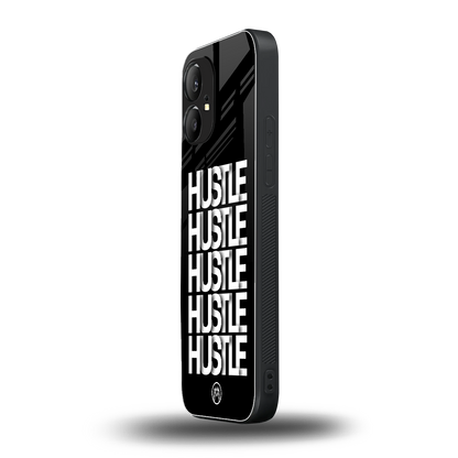 hustle back phone cover | glass case for nothing phone 1