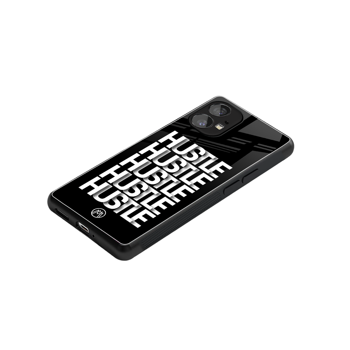 hustle back phone cover | glass case for nothing phone 1