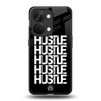 hustle back phone cover | glass case for oneplus nord 3