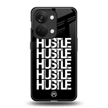 hustle back phone cover | glass case for oneplus nord 3