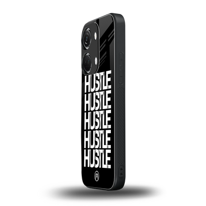 hustle back phone cover | glass case for oneplus nord 3