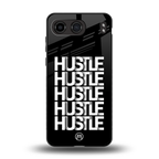 hustle back phone cover | glass case for oneplus nord 4