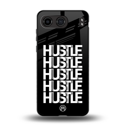 hustle back phone cover | glass case for oneplus nord 4